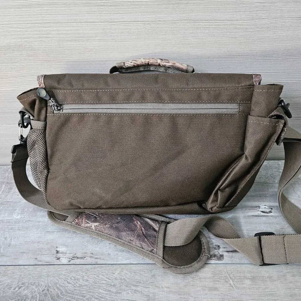 Mossy Oak Ducks Unlimited Camo Hunting Shoulder Bag Adjustable Strap Ammo Loops